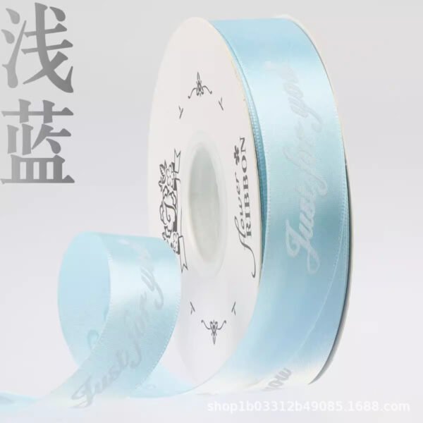 O1CN01QIPPiK2HMLQUgja38_2218120889136-0-cib Satin Ribbon with English Letters for Floral Gift Wrapping