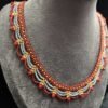 Chinoiserie Multi-Layered Lace Beaded Necklace