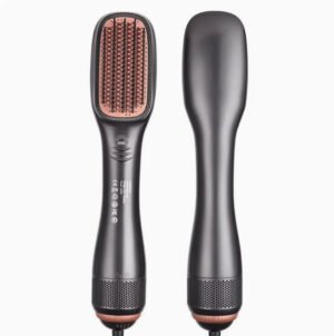 Multifunctional Hot Air Styling Comb - Hair Dryer Brush for Curling & Straightening (EU Plug)