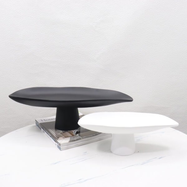 Footed Resin Fruit Tray - Modern Serving and Display Platter