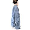 High-Waisted Wide-Leg Work Trousers for Women