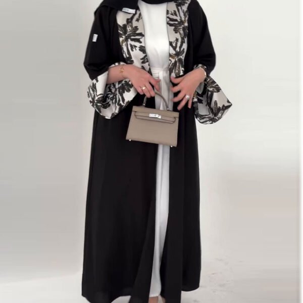 Colour-Blocked Long Trench Coat for Women - Belted Outerwear