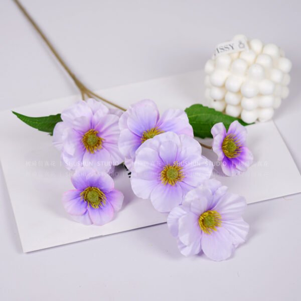 6-Head Butterfly Peony Artificial Flower Stem