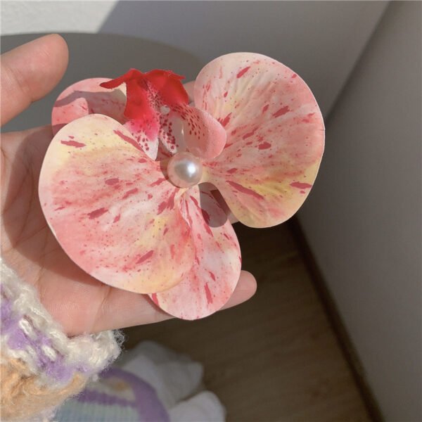 O1CN01S82MbO2C6FPDpGMK8_2213197678424-0-cib Phalaenopsis Orchid Hair Clip - Large Silk Flower with Pearl Detail