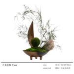 Preserved Moss Bonsai Zen Arrangement - Wabi-Sabi Style