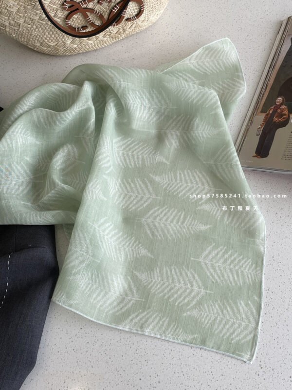 O1CN01Swl0Mz1oOyv3QlMG5_2171145216-0-cib Cotton Linen Floral Square Scarf
