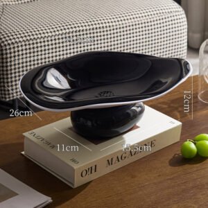 Light Luxury Day & Night Fruit Display Plate