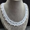 Chinoiserie Multi-Layered Lace Beaded Necklace