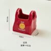 Handbag-Shaped Ceramic Desktop Pen Holder & Storage Box