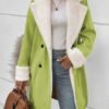 Wool-Blend Workwear Coat - Elegant Casual Outerwear, S to 5XL