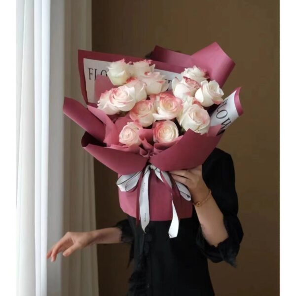 Red Rose Soap Flower Finished Bouquet