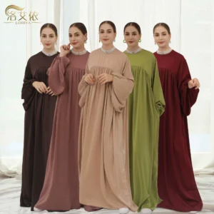 O1CN01VQWTPa2EAUCjeDNQz_2746468704-0-cib.jpg_-1 Loriya Loose-Fit Solid Maxi Dress