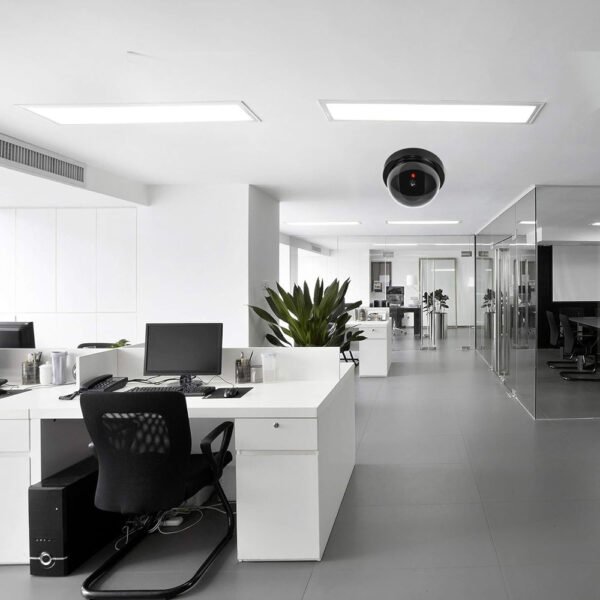 Fake Dummy Dome Security Camera with Blinking Light