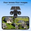 4-Lens Solar 4G Security Camera — 20 MP Outdoor AOV Surveillance
