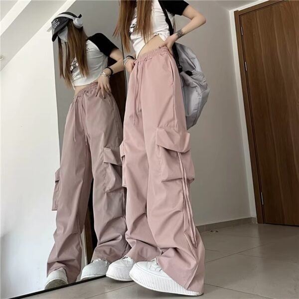 High-Waisted Wide-Leg Work Trousers for Women