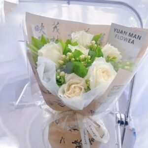 Waterproof Rose Soap Bouquet with Ambient Light - Tanabata Gift