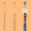 O1CN01WLqxXP2JyTNUe3vRZ_2200590219490-0-cib Mont Marte Fan & Fishtail Oil Painting Brush Set