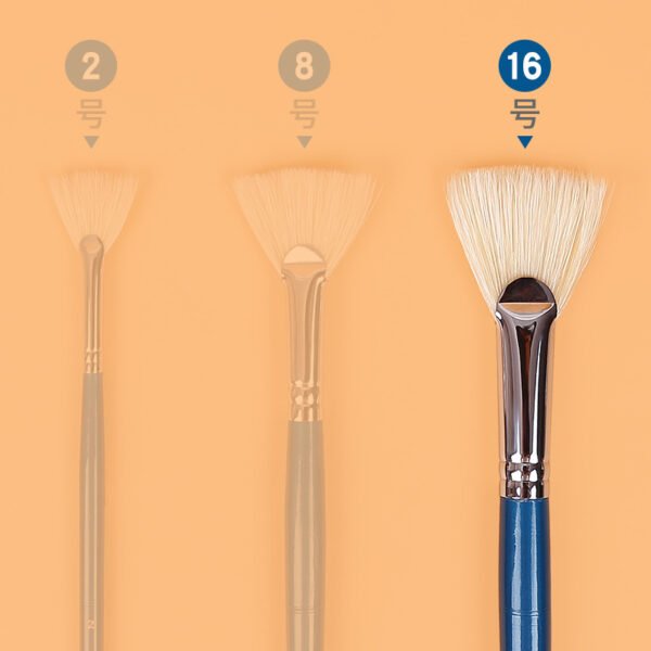 O1CN01WLqxXP2JyTNUe3vRZ_2200590219490-0-cib Mont Marte Fan & Fishtail Oil Painting Brush Set