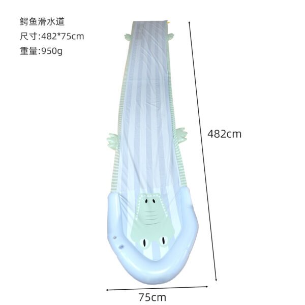 Inflatable Water Slide Mat - Garden Splash Slide with Spray Arch