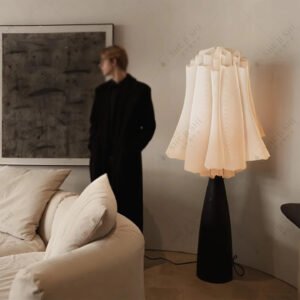 Mid-Century Designer Floor Lamp — Wabi-Sabi Atmosphere Light
