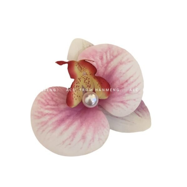 O1CN01XcgosV2C6FOqgY9Bi_2213197678424-0-cib Phalaenopsis Orchid Hair Clip - Large Silk Flower with Pearl Detail