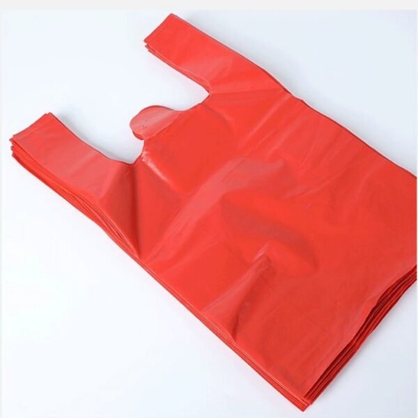 Thickened Vest-Style Disposable Trash Bags (Roll of 50)