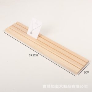 Solid Wood Multi-Layer Jewelry Display Stand - Bracelet, Earring & Ring Organizer