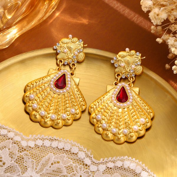O1CN01YAzP0m1tVv6bKHDOV_2216839565908-0-cib Vintage Coloured Stone Earrings - Baroque Court Style Studs and Drops