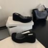 Clear Open Toe Platform Wedge Sandals — Chunky Summer Heels