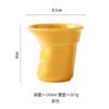 French Style Irregular Pleated Ceramic Cup