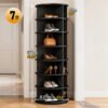 360-Degree Rotating Multi-Layer Shoe Rack