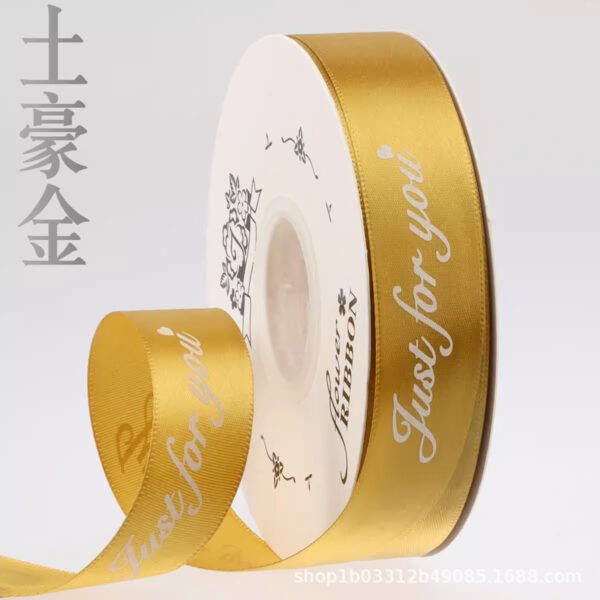 O1CN01ZQzg3f2HMLQZUcpTx_2218120889136-0-cib Satin Ribbon with English Letters for Floral Gift Wrapping