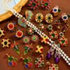 O1CN01ZUrPcN1tVuyt0oCe7_2216839565908-0-cib Vintage Coloured Stone Earrings - Baroque Court Style Studs and Drops