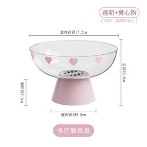 Two-Tone Drainable Fruit & Snack Plate