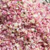 Artificial Flower Curtain String - Hanging Floating Flower Decoration, 20pc + 10m Line