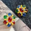 O1CN01ZtVDtt1tVuytgBTaQ_2216839565908-0-cib Vintage Coloured Stone Earrings - Baroque Court Style Studs and Drops