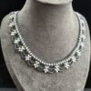 Chinoiserie Multi-Layered Lace Beaded Necklace