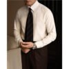 Striped Pointed Collar Men's Shirt - Italian-Style Slim Fit Business Shirt