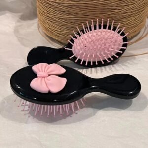 Air Cushion Massage Hairbrush - Mini Bow Detangling Comb