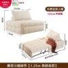 Pull-Out Sofa Bed with Moveable Backrest - Two-in-One Design for Small Apartments