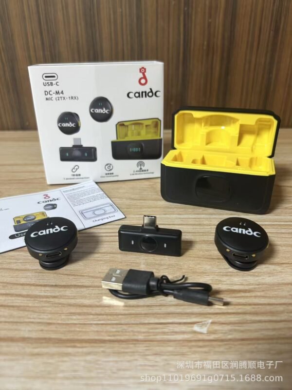 Wireless Lavalier Microphone for Phone Recording & Live Streaming
