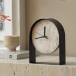 Light Luxury Desktop Decorative Clock - Modern Office & Study Accent