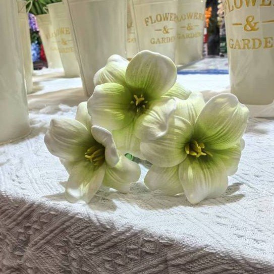 PU Open-Bloom Artificial Tulip Stem