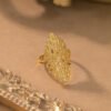 Dubai Style Hollow Exaggerated Adjustable Ring