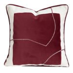 Festive Red Decorative Cushion Collection — Square & Lumbar Throw Pillows