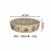 Hand-Kneaded Ceramic Letter Bowl & Plate
