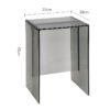 Acrylic Side Table - Minimalist Clear Sofa & Bedside Table