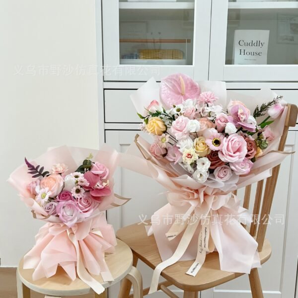 Korean-Style Finished Soap Rose Bouquet