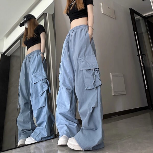 High-Waisted Wide-Leg Work Trousers for Women