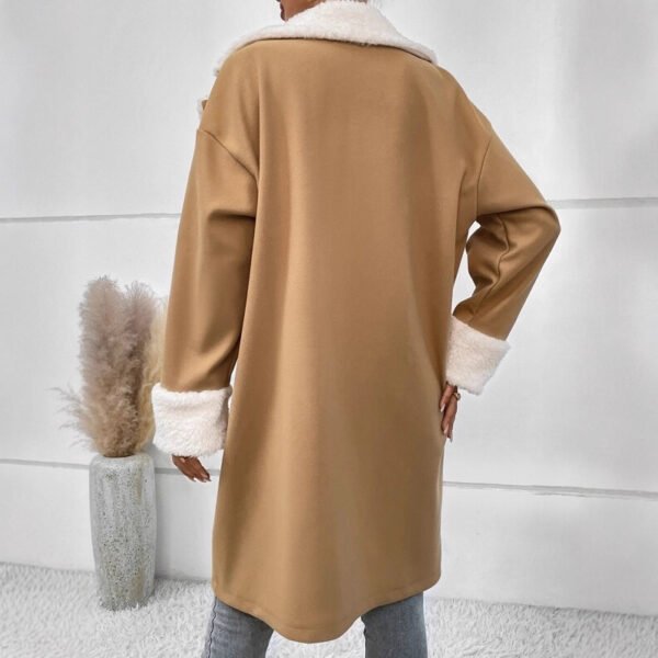 Wool-Blend Workwear Coat - Elegant Casual Outerwear, S to 5XL